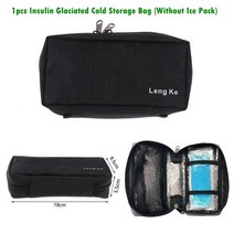 인슐린 냉장고 차량용 여행용 도우컨테이너 Portable Oxford Cloth Insulin Glaciated Cold Bag For Diabet, 07 as shown