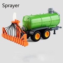 RC 카 rc 무선 자동차 원격 조종 1/24 스케일 농장 트랙터 트레일러 2.4G 제어 시뮬레이션 엔지니어링 건설 트럭 모델 농업 기계, 02 01