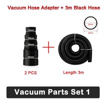 SN50T6 6 세대 터보 사이클론 진공 청소기 필터에 적합한 튜브 집진기 연장 호스, Vacuum Parts Set 1