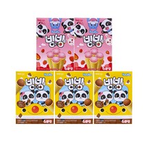 더마시나 빙빙2종 추천상품 모음 인기과자, 1개, 빙빙초코53.4g 3개 + 빙빙딸기53.4g x 2개