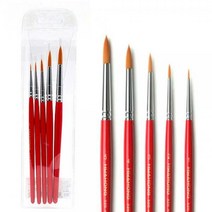 화홍 세필 붓 둥근모 320 5본조 세트