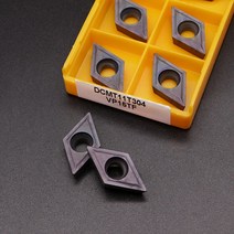 DCMT11T304 VP15TF US735 UE6020 카바이드 인서트 블레이드 내부 선삭 공구 CNC 선반 절삭 액세서리, 10PCS