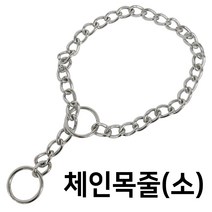 체인 목줄(소) 초크체인 쇠목줄 개줄 애견줄 리드줄