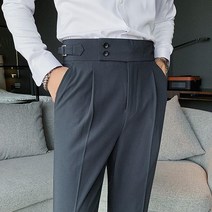 수입 봄 가을 남자 슬랙스 데일리 회사원 대학생 배정남 바지 와이드 테이퍼드핏 통넓은 팬츠 치트키 밴딩 면접 소개팅 나일론 면바지 부츠컷 키큰쇼핑