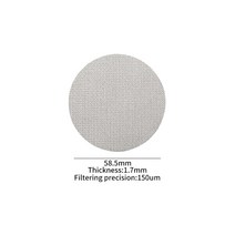 Reusable Coffee Machine Handle Puck Screen Mesh Portafilter Filter Plate Replacement Accessories 51/, 03 58.5mm-150um-1.7mm