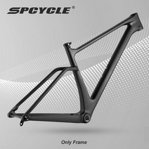 Spcycle-T1000 카본 산악 자전거 프레임 29 부스트 XC 하드테일 MTB BSA 모던 29er, [02] 17inch Matt, [01] Frame