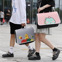 믹스MICS 반려동물 외출용 이동가방 강아지 고양이 애완동물 산책용 여행용 아웃도어 이동식 가방 캐리어 이동장 케이스형 가방 슬링백, 그레이공룡