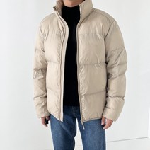 데일트 남자 오버핏 경량 웰론 숏 패딩 점퍼