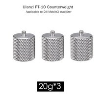 Ulanzi PT4 60g 카운터 웨이트 Zhiyun Smooth 4 Feiyu Vimble 2 DJI Osmo 모바일 짐벌 안정기 전화 균형, 덩어리 무게 60g