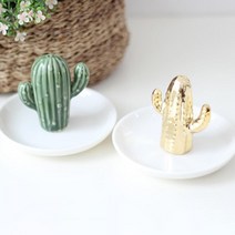 파우더룸 쥬얼리 도자기트레이 2type 실용적임 악세서리보관 화장대정리 보관편리 홈데코 예쁜케이스, 골드