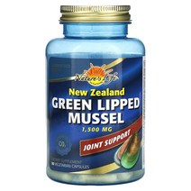 네이처스 라이프 뉴질랜드 초록입 홍합 500mg 캡슐 90정 하루 3정 1개월분