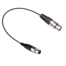 2M 3M 미니 XLR 3 핀 암 케이블 블랙 매직 포켓 시네마 4k 카메라 오디오 라인, 0 Mini 3pin to 3pin_03 3M