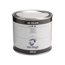 [알파] [반고흐]유화물감 500ml 시리즈 1 (색상 선택), [6416490]105 / TitaniumWhite