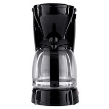 커피머신 드롱기커피머신 캡슐커피머신 가정 및 사무실용 1500ml 드립 커피 메이커, 검은색, 에게, 10-15 컵