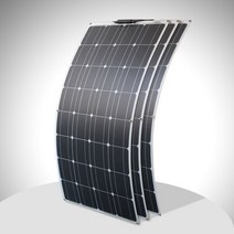 태양광판넬 주택태양광 태양광모듈 400W 방수 유연한 태양 전지 패널 배터리 충전기 캐러밴 RV 홈 12V 캠핑, 02 300W solar panel