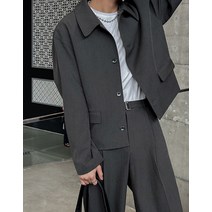 미스터스트릿 셋업 로맨 리치 크롭 자켓