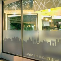 기타 바보사랑[꾸밈]is751_m-무점착유리시트_파리도쿄건물_글라스시트지, 1.파리