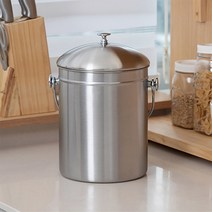 루다 스텐 음식물 쓰레기통 5L