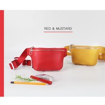 감각적 컬러감 여자 미니 슬링백/힙색 가방 추천 세컨백 허리쌕