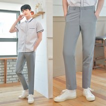 [빅사이즈] 하복 스판 연그레이 교복바지(남자) ~6XL