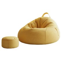 SKANDSALO 1인용 빈백 쇼파 콩주머니 소파 푹신 일인소파, 04_빈백소파_하늘색_S