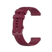 손목 스트랩 스포츠 밴드 폴라 밴티지 M/점화 시계 소프트 실리콘 팔찌 교체 LGNITE, Dark red|20mm Width