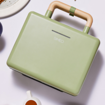 시메오 멀티 메이커 DKK-T3201 와플팬 + 샌드위치그릴 + 그릴플레이트, 올리브그린