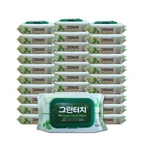 그린터치 물티슈 캡형 100매 x 30개 15개