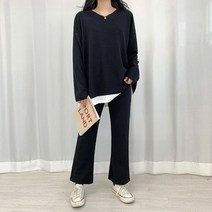불량소녀 브이넥 레이어드 세트