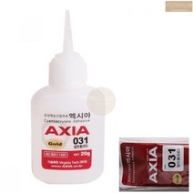 산업용 엑시아031 초강력 순간 접착제 20g 금속 고무 플라스틱 목재