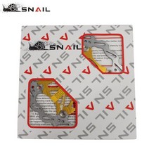 SNAIL 산악 자전거 플로트 플로팅 디스크 브레이크 로터 160mm 180mm 203mm 방열 식스 네일 디스크 브레이크 패드 자전거 로터, 골든 160mm