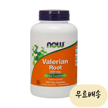 나우푸드 발레리안 바레리안 루트 500mg 250개입 Carbohydrate [미국 직배송], 1개, 250개