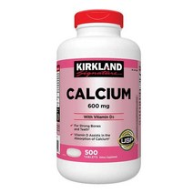 커클랜드 Kirkland 코스트코 칼슘 600mg with 비타민D3 500정, 1팩