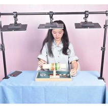 LED테이블라이트 액세서리 조명 제품촬영 카메라 소품, 배치형 2패널램프 세트