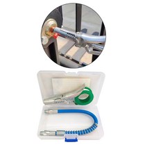 구리스건Grease Gun Coupler Fitting 1/8” Pressure Greasing Coupling End NPT On Locking Adapter for S, 한개옵션0