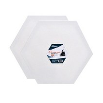 아트메이트 모양캔버스 육각형 20cm, 10개