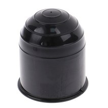 유니버설 50mm 트레일러 액세서리 블랙 실버 자동차 견인 바 볼 커버 캡 히치 캐러밴 트레일 견인 히치 towball 자동차 스타일링, bk