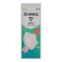 크리넥스 안심케어 컴포트핏 KF94 WHITE 대형 1매