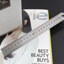 20cm 철자 스틸자 인치자, 1개