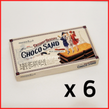 피코크 초콜릿 샌드위치 비스킷 쿠키 135g x 6개 대용량
