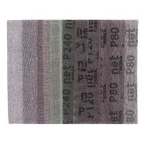 15 Pcs 125x70mm 메쉬 샌딩 페이퍼 연마 먼지 없음 Mirka Abranet 샌드페이퍼 후크 루프 디스크 80 -320 그릿 목재 자동차 용, 05 320