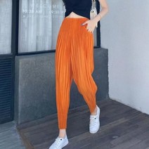 플리츠 팬츠 바지 여성 할란 여름 루즈핏 캐주얼
