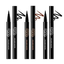 프롱 번짐없는 붓펜 아이라이너 1+1 / 타투 아이라이너, 펜(블랙+브라운)