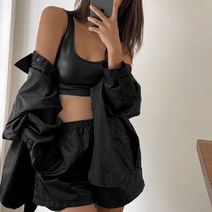 여름 구김없는 아노락 밴딩 숏 팬츠 3부 고무줄 편안한 썸머 비치 페이퍼문 쇼츠