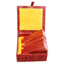 서예박사 전각석 황아석 세트 8푼 2.4cm 두인 케이스포함