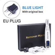 피부 미용 맛사지 관리 레이저 전문 피코세컨드 펜 BlueRed 문신 리무버 펜 주근깨 여드름 클리너 두더지 다크 스팟 안료 제거 기계, 협력사, 블루 EU 상자