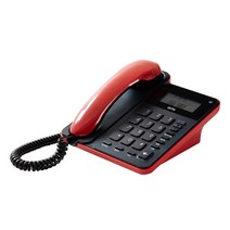 지앤텔 GS-492C 레드 발신자표시전화기 유선전화기