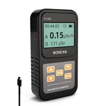 방사능 측정기 라돈 전자파 가이거 카운터 FS-600 USB 카운터 핵 방사선 검출기 방사성 측정 레이 엑스레이 방사선 테스터 선량계