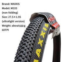 maxxis m333 속도 mtb 자전거 타이어 261.95 262.1 27.5 x1.95 27.5x2.1 29 x 2.1 29er 산악 자전거 타이어 스틸 와이어 자전거, 27.5x1.95 와이어