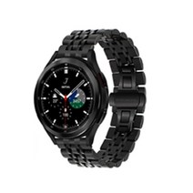 ARTWORK 갤럭시 워치4 메탈 스트랩 44m 40m 너비 20mm 호환 가능, 블랙